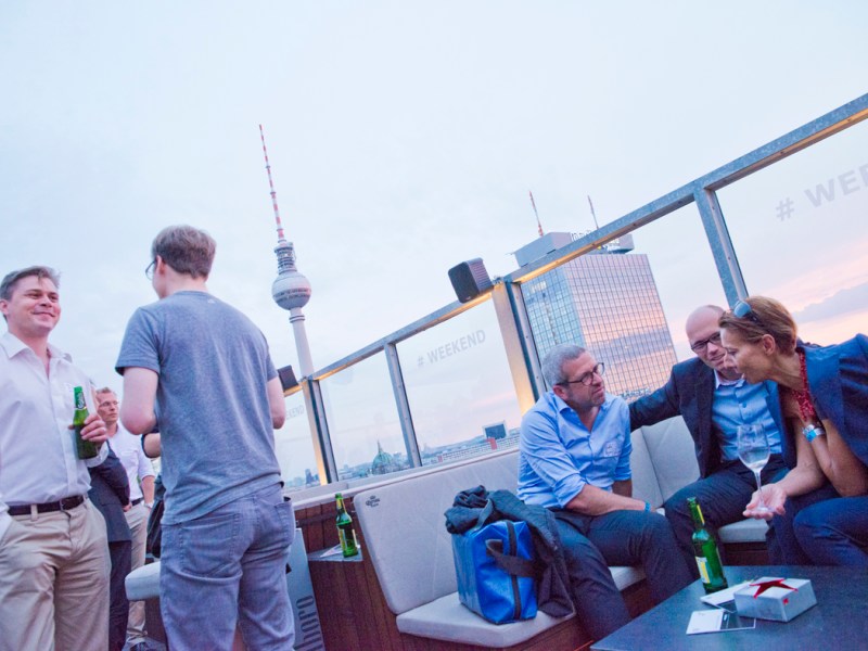 Die Bilder des FinTech Stammtisch Sommerfests „Upon the&nbsp;tower“
